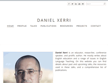 Tablet Screenshot of danielxerri.com